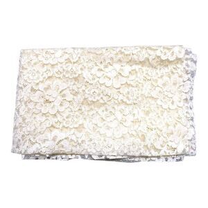 Vintage Yellow Floral Lace Fabric 35" Long 18.5" Wide Design Lingerie Panel